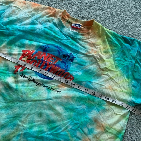 Y2k planet Hollywood tie dye tee - Picture 4 of 5